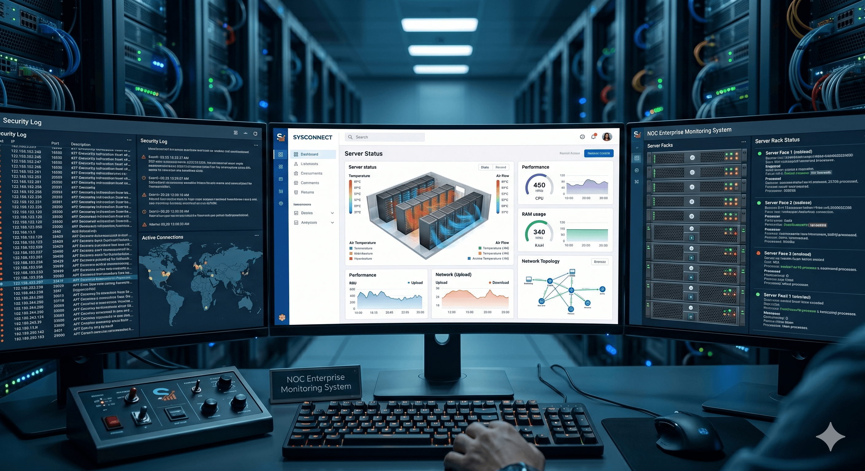Screenshot do projeto Hub de Integração e Monitoramento de Infraestrutura